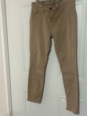 J Brand Skinny Jeans in Khaki Tan